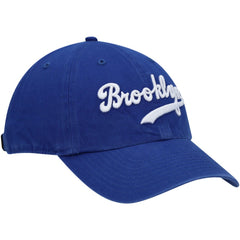Brooklyn Dodgers Logo Cooperstown Collection Clean Up Adjustable Hat Royal