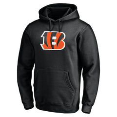 Cincinnati Bengals Primary Logo Fitted Pullover Hoodie - Black outlet