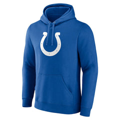 Indianapolis Colts Primary Logo Fitted Pullover Hoodie - Royal for sale
