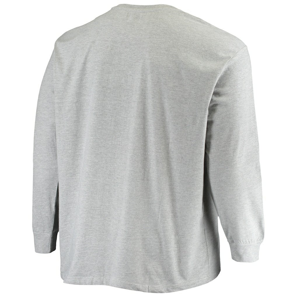 Los Angeles Rams Big & Tall Practice Long Sleeve T-Shirt - Heathered Gray on sale