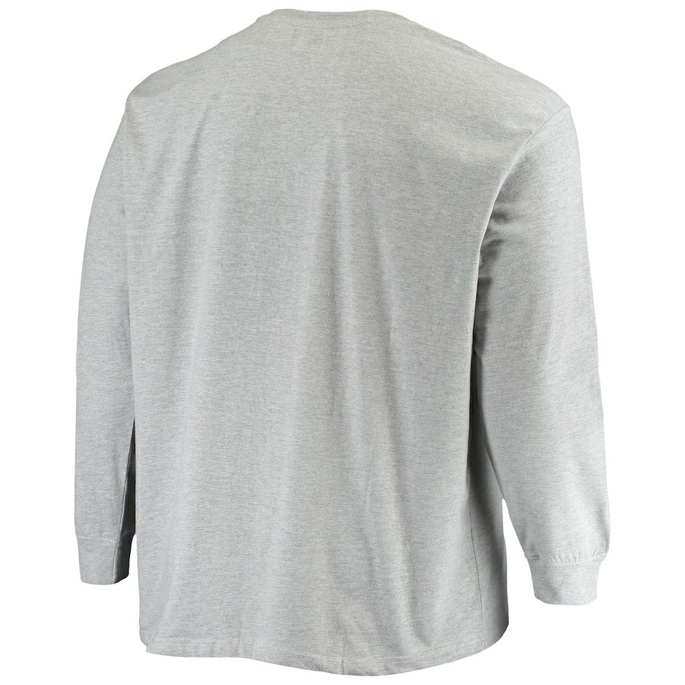 Los Angeles Rams Big & Tall Practice Long Sleeve T-Shirt - Heathered Gray on sale