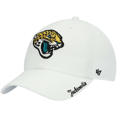 Jacksonville Jaguars '47 Women's Miata Clean Up Logo Adjustable Hat - White for sale
