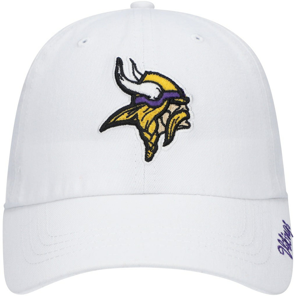 Minnesota Vikings '47 Women's Miata Clean Up Logo Adjustable Hat - White cheap