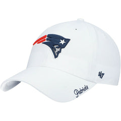 New England Patriots '47 Women's Miata Clean Up Logo Adjustable Hat - White for sale