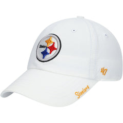 Pittsburgh Steelers '47 Women's Miata Clean Up Logo Adjustable Hat - White for sale