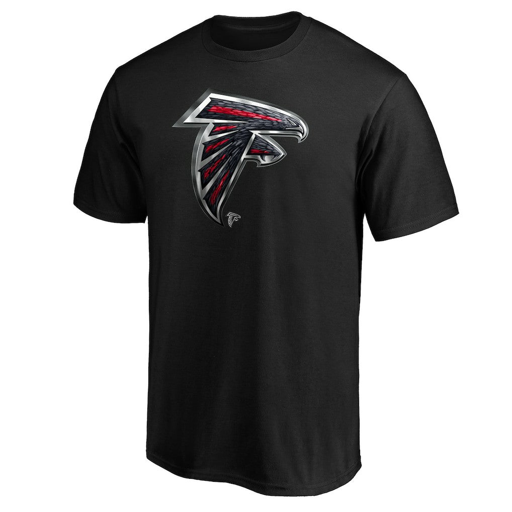 Atlanta Falcons Midnight Mascot Team Logo T-Shirt - Black online