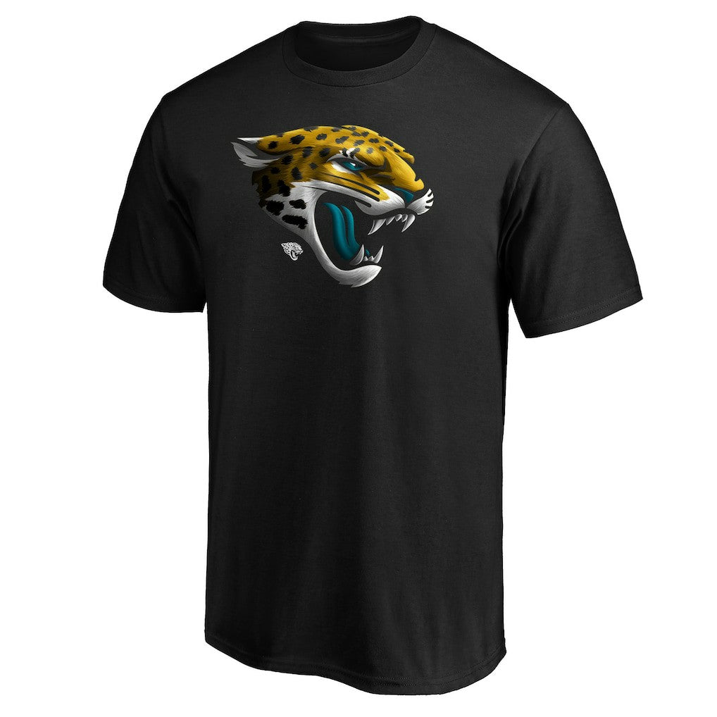 Jacksonville Jaguars Midnight Mascot Team Logo T-Shirt - Black discount