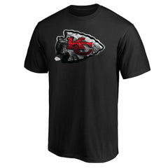 Kansas City Chiefs Midnight Mascot Team Logo T-Shirt - Black online