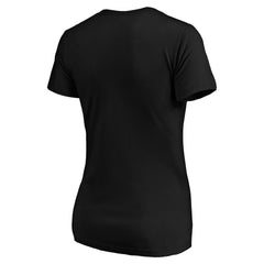 Cincinnati Bengals Women's Midnight Mascot Logo V-Neck T-Shirt - Black outlet