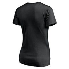 Los Angeles Chargers Women's Midnight Mascot Logo V-Neck T-Shirt - Black for sale