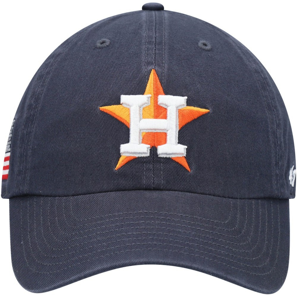 Houston Astros Heritage Clean Up Adjustable Hat Navy