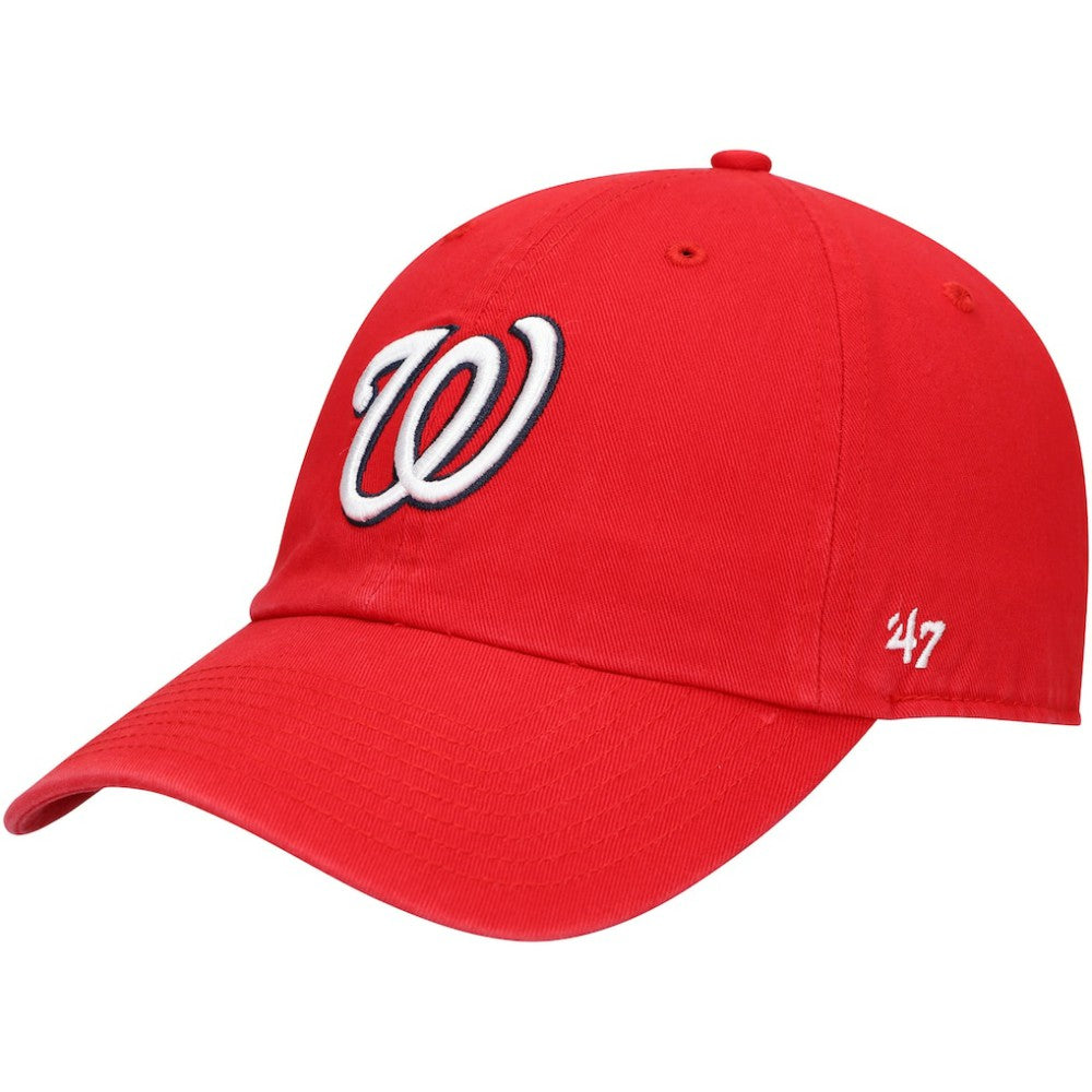 Washington Nationals Heritage Clean Up Adjustable Hat Red