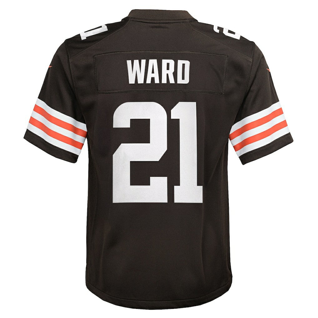 Denzel Ward Cleveland Browns Youth Game Jersey - Brown for sale