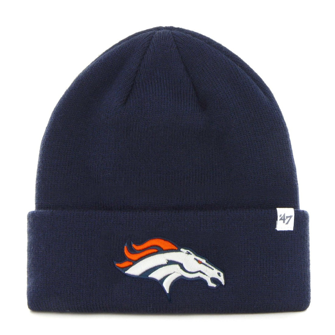Denver Broncos '47 Primary Basic Cuffed Knit Hat - Navy discount