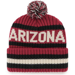Arizona Cardinals '47 Bering Cuffed Knit Hat with Pom - Cardinal on sale