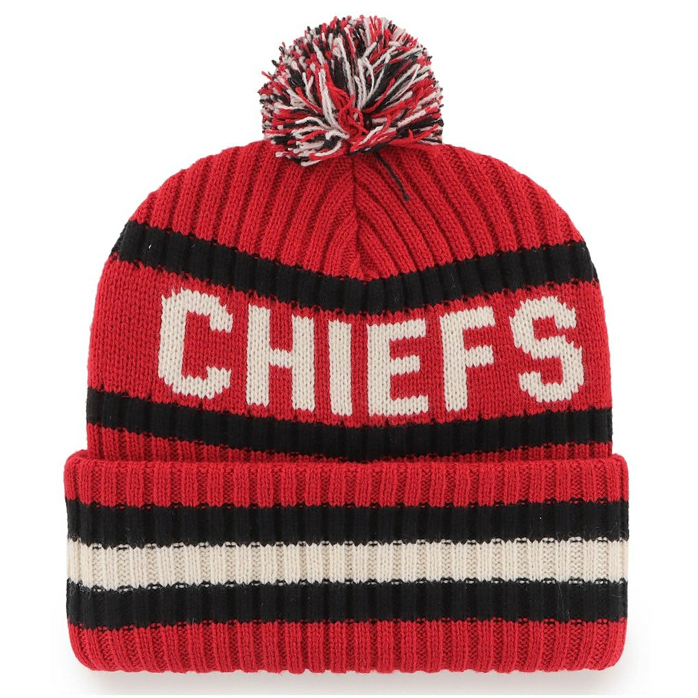 Kansas City Chiefs '47 Bering Cuffed Knit Hat with Pom - Red online