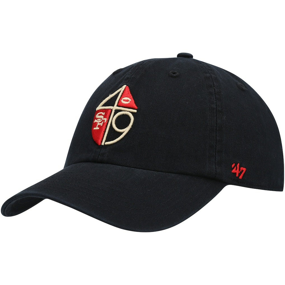 San Francisco 49ers '47 Clean Up Adjustable Hat - Black on sale