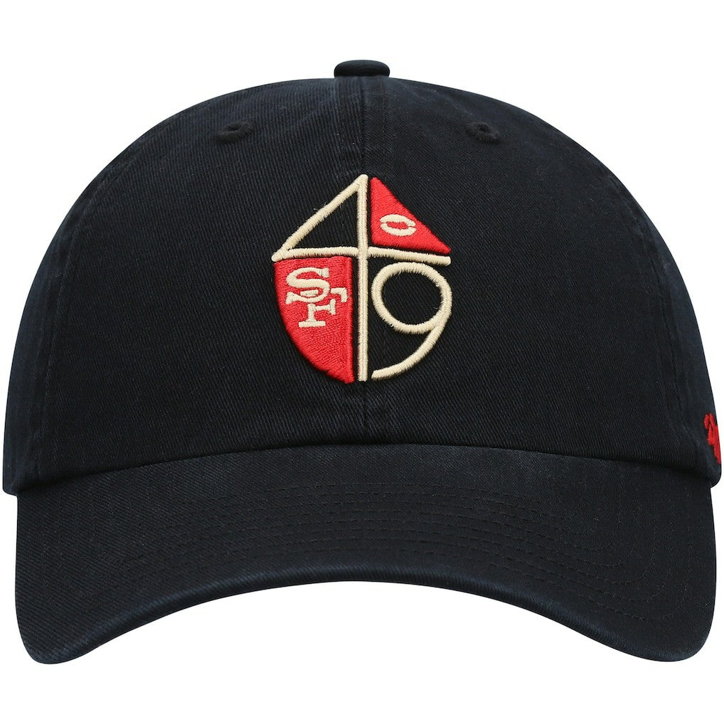 San Francisco 49ers '47 Clean Up Adjustable Hat - Black on sale
