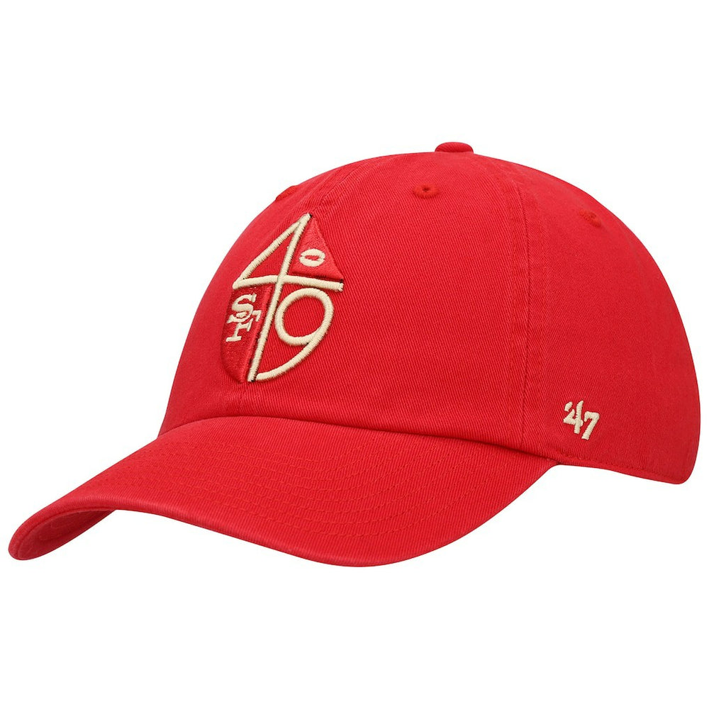 San Francisco 49ers '47 Clean Up Adjustable Hat - Scarlet cheap