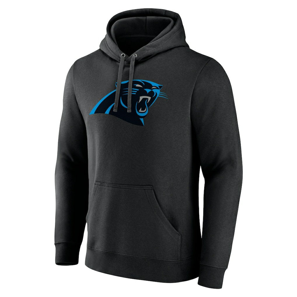 Carolina Panthers Primary Logo Fitted Pullover Hoodie - Black outlet