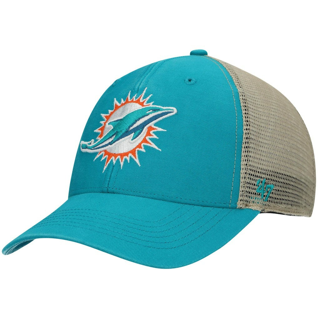 Miami Dolphins '47 Flagship MVP Snapback Hat - Aqua on sale