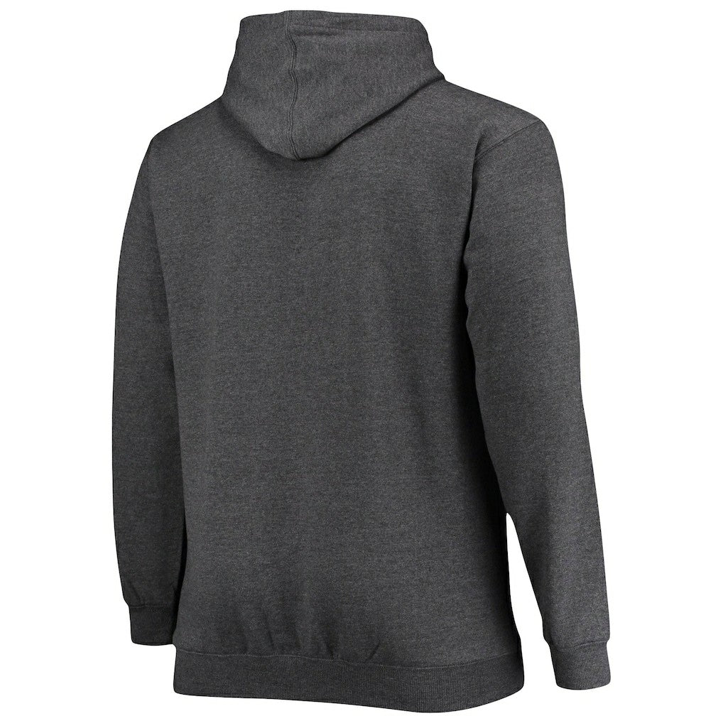 New Orleans Saints Big & Tall Practice Pullover Hoodie - Heathered Charcoal sale