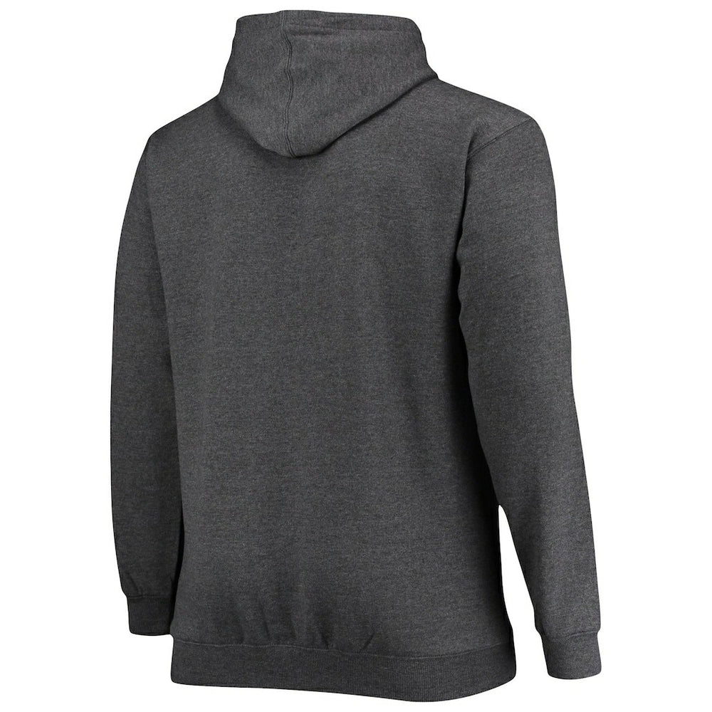 New Orleans Saints Big & Tall Practice Pullover Hoodie - Heathered Charcoal sale