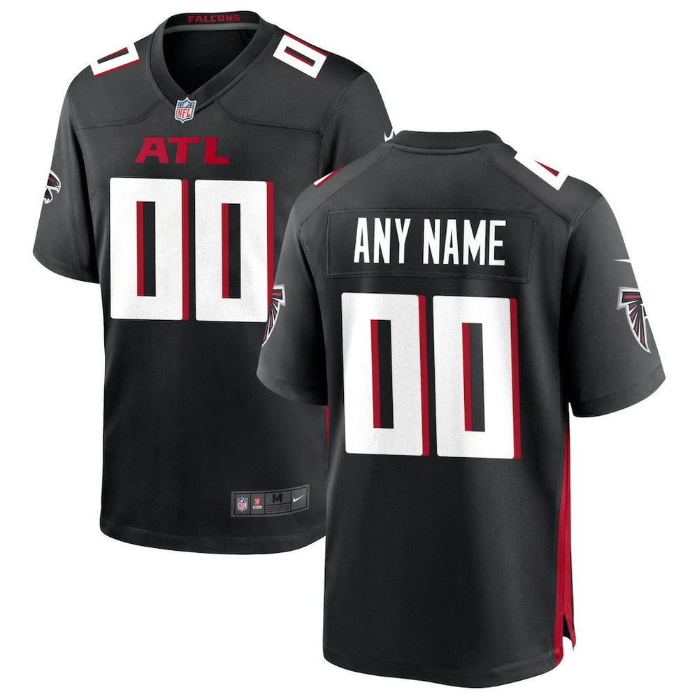 Atlanta Falcons Custom Game Jersey - Black discount