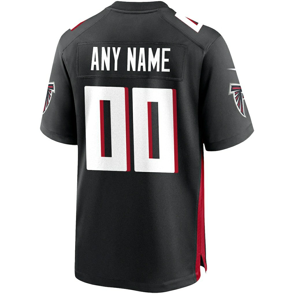 Atlanta Falcons Custom Game Jersey - Black discount