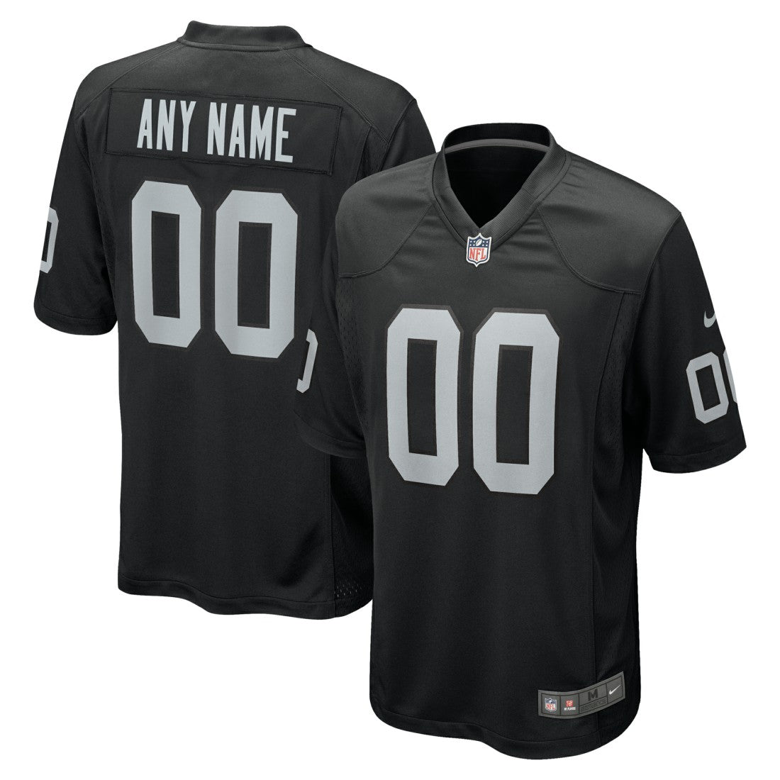 Las Vegas Raiders Custom Game Jersey - Black sale
