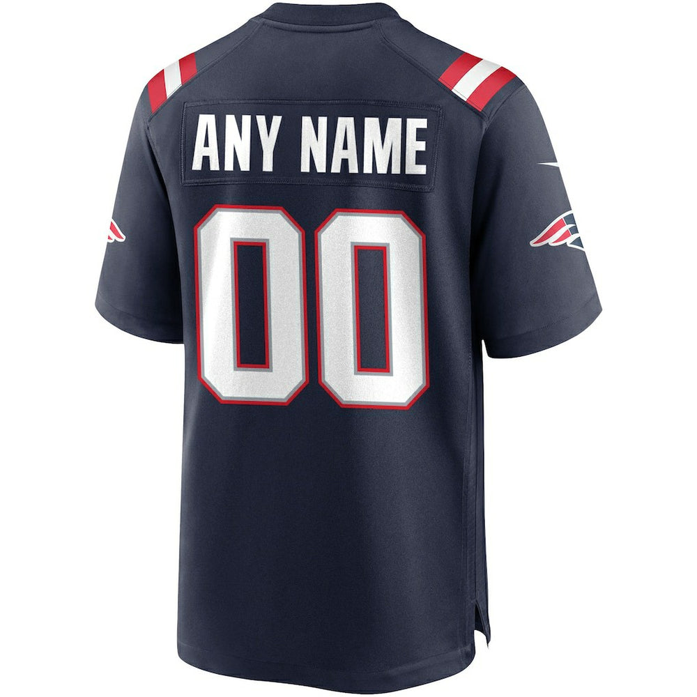 New England Patriots Custom Game Jersey - Navy on sale