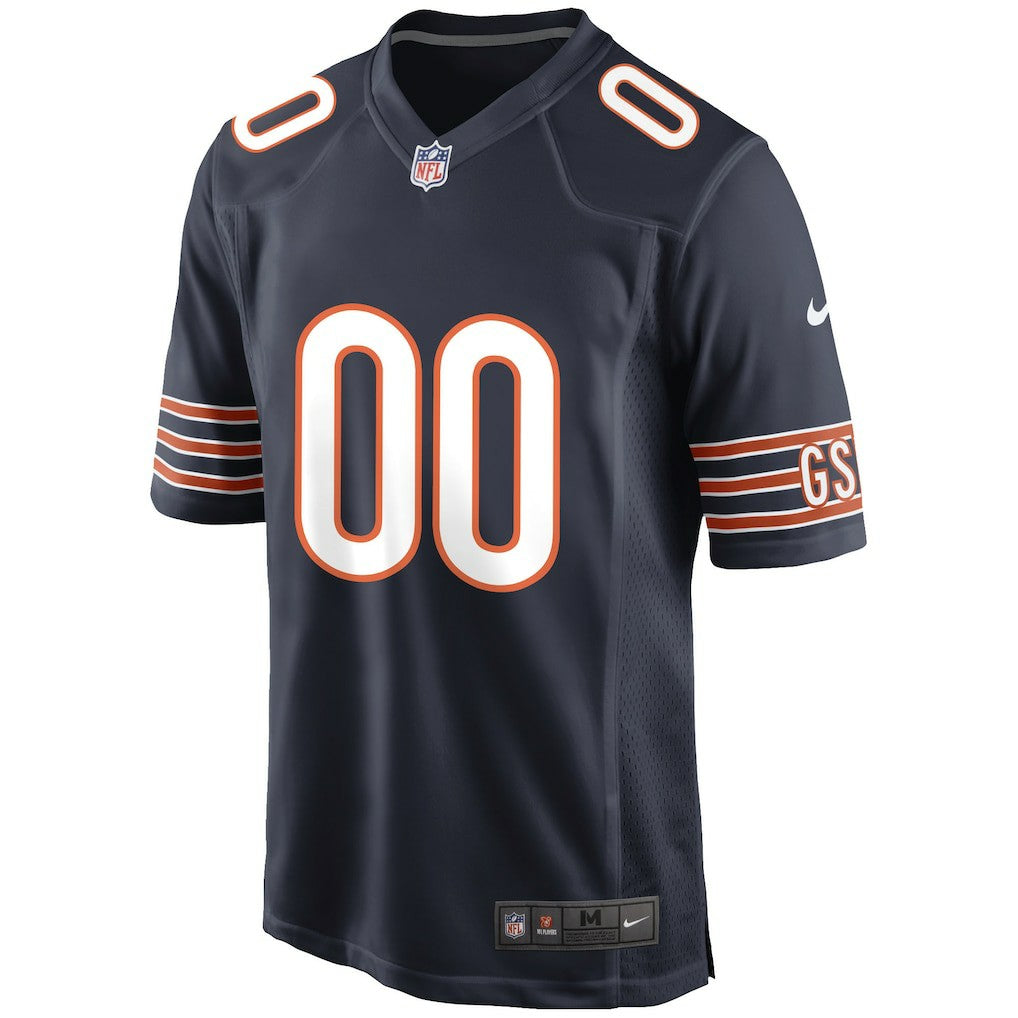 Chicago Bears Custom Game Jersey - Navy cheap