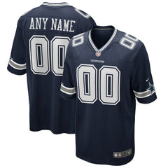Dallas Cowboys Custom Game Jersey - Navy cheap