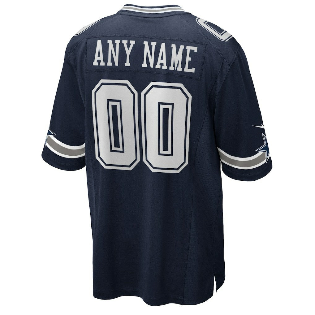 Dallas Cowboys Custom Game Jersey - Navy cheap