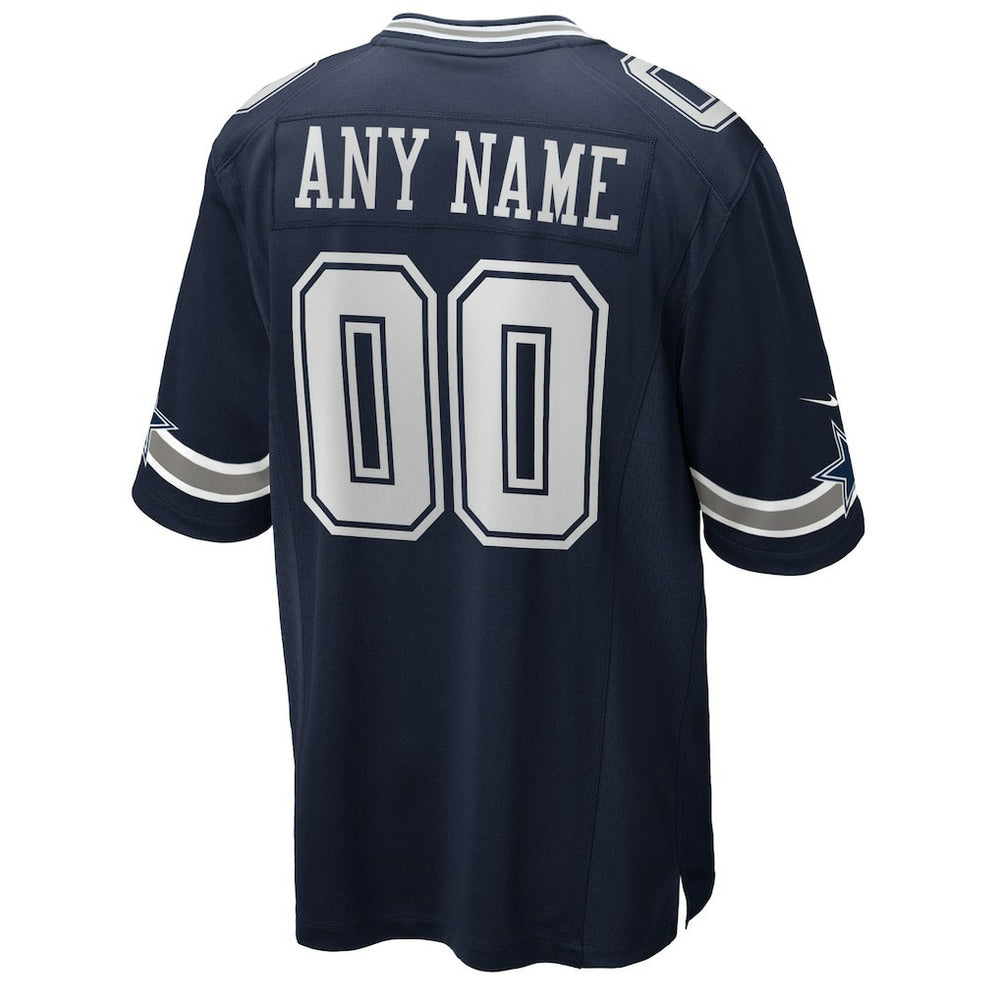Dallas Cowboys Custom Game Jersey - Navy cheap