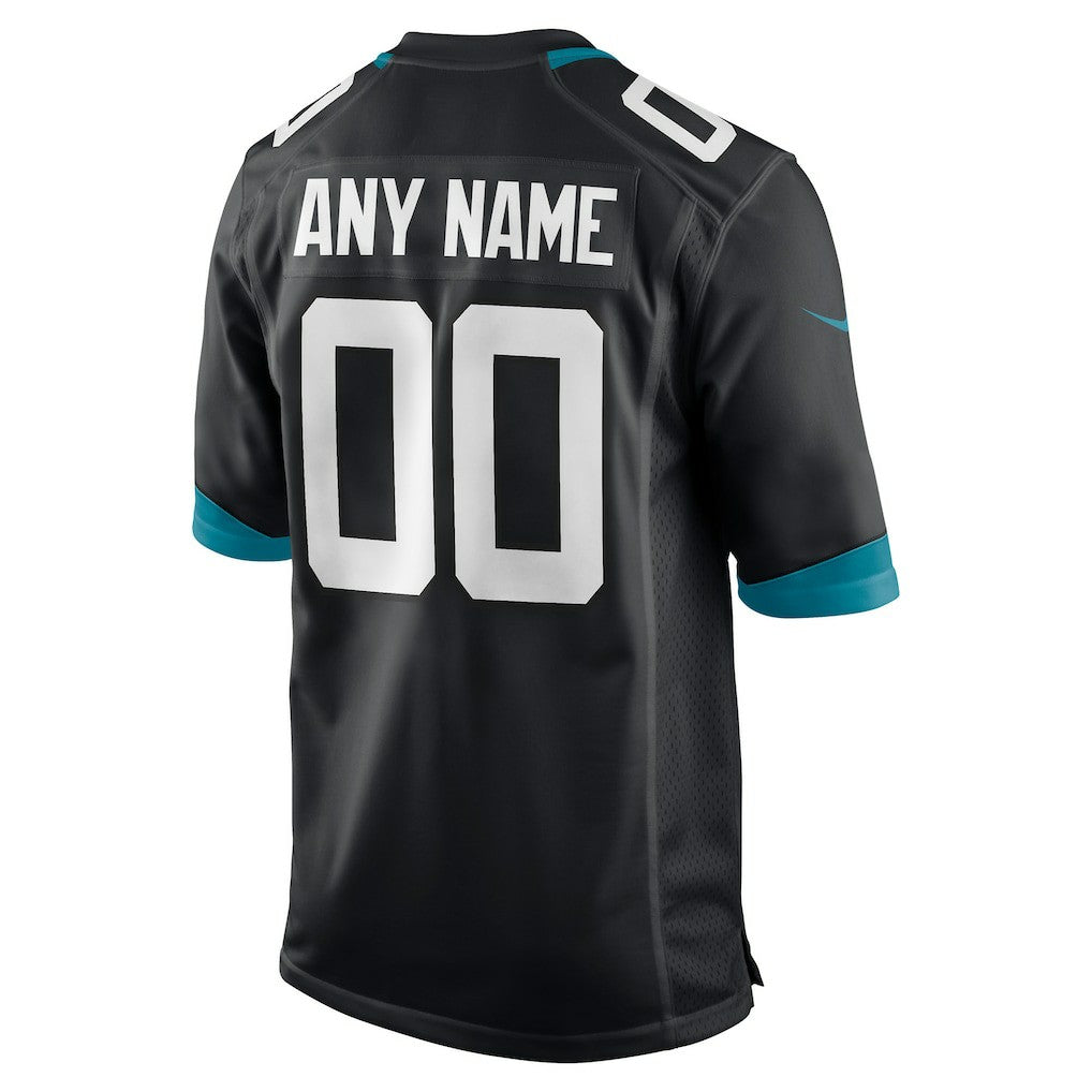 Jacksonville Jaguars Custom Game Jersey - Black discount