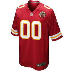 Kansas City Chiefs Custom Game Jersey - Red discount