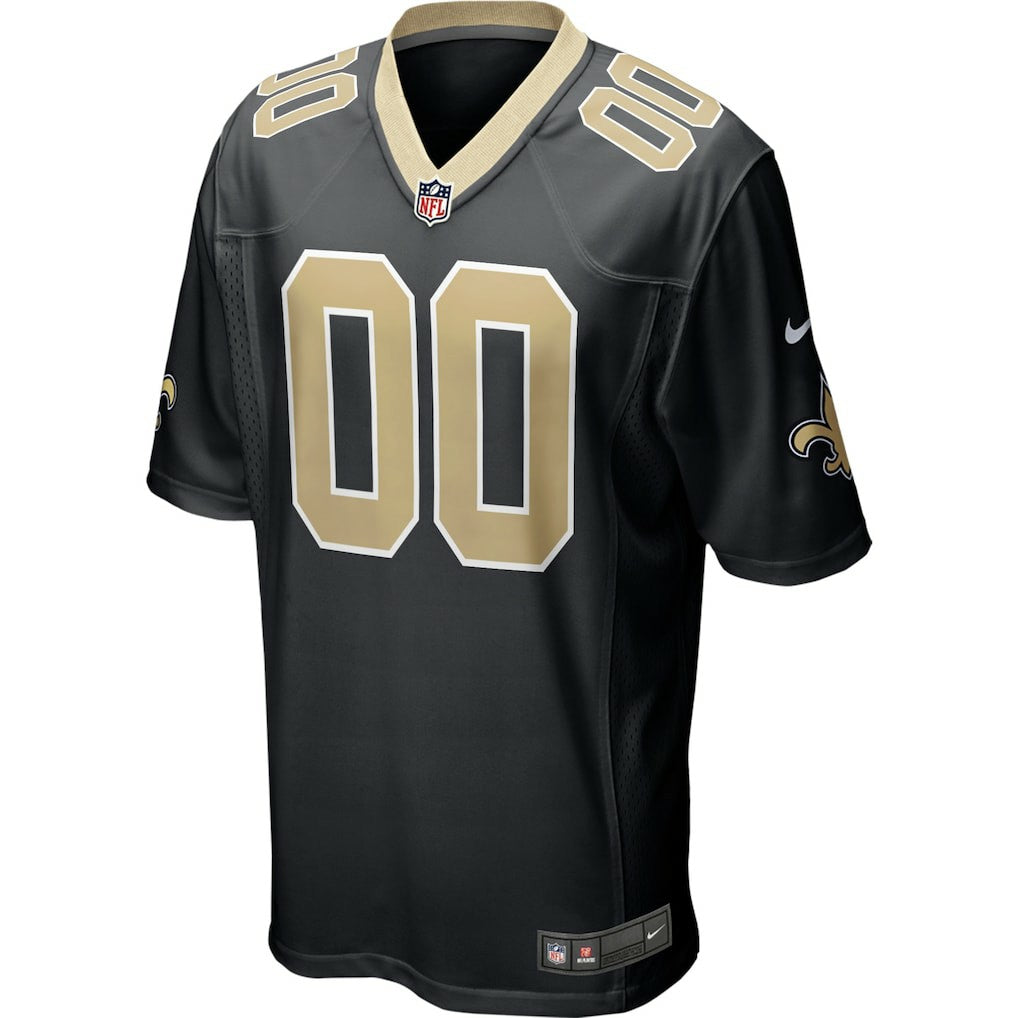 New Orleans Saints Custom Game Jersey - Black on sale
