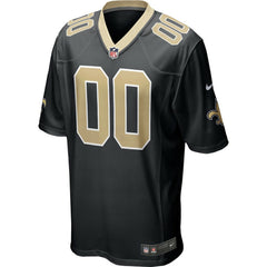 New Orleans Saints Custom Game Jersey - Black on sale