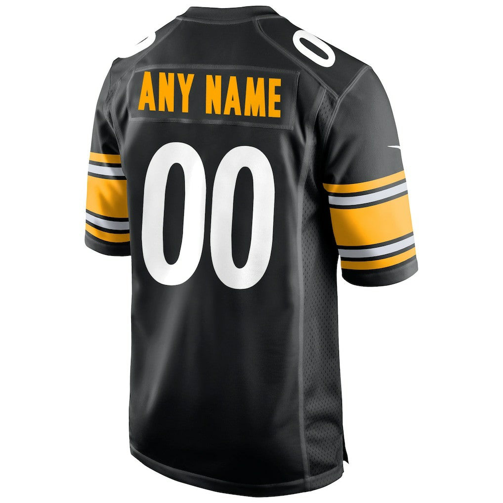 Pittsburgh Steelers Custom Game Jersey - Black on sale