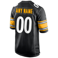 Pittsburgh Steelers Custom Game Jersey - Black on sale
