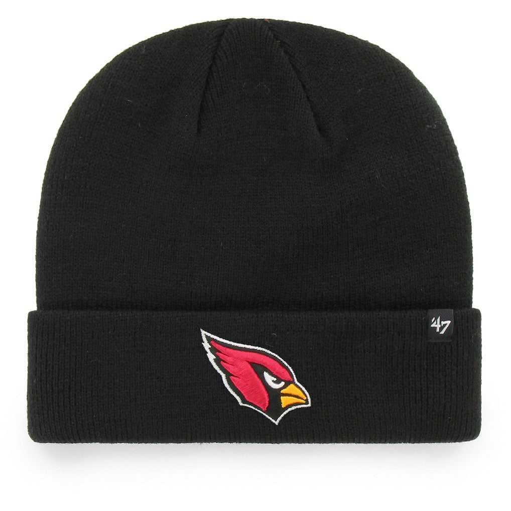 Arizona Cardinals '47 Youth Basic Cuffed Knit Hat - Black for sale