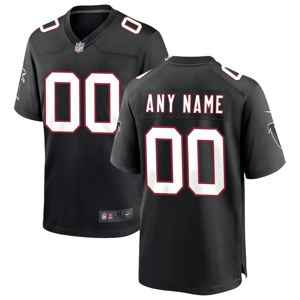 Atlanta Falcons Throwback Custom Game Jersey - Black for sale