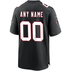 Atlanta Falcons Throwback Custom Game Jersey - Black for sale