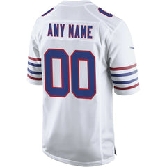 Buffalo Bills Alternate Custom Game Jersey - White for sale