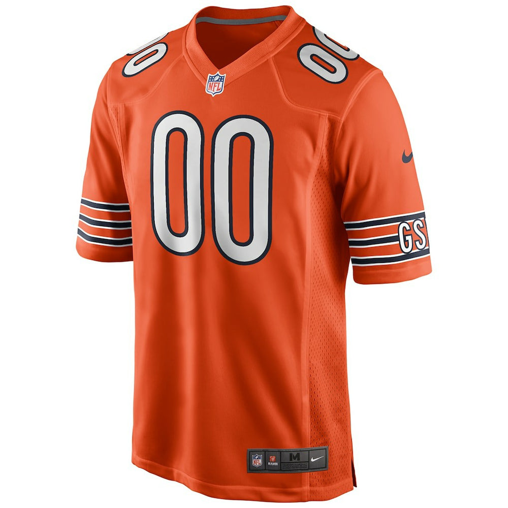 Chicago Bears Alternate Custom Game Jersey - Orange sale