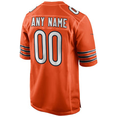 Chicago Bears Alternate Custom Game Jersey - Orange sale