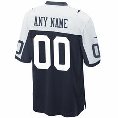 Dallas Cowboys Alternate Custom Game Jersey - Navy on sale