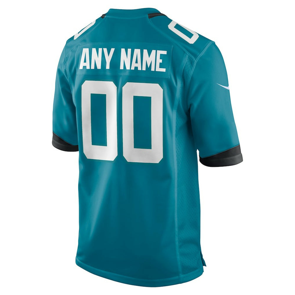Jacksonville Jaguars Custom Team Game Jersey - Teal online