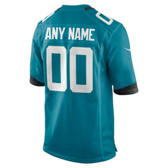 Jacksonville Jaguars Custom Team Game Jersey - Teal online